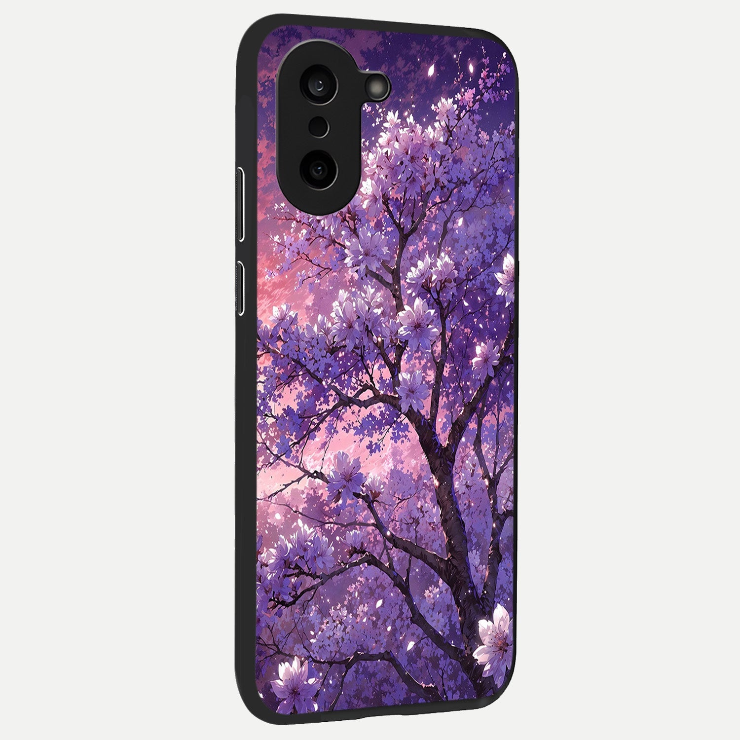  Blossom Tree back cover For Oneplus Nord CE5 slim fit glass case with vibrant aesthetic design