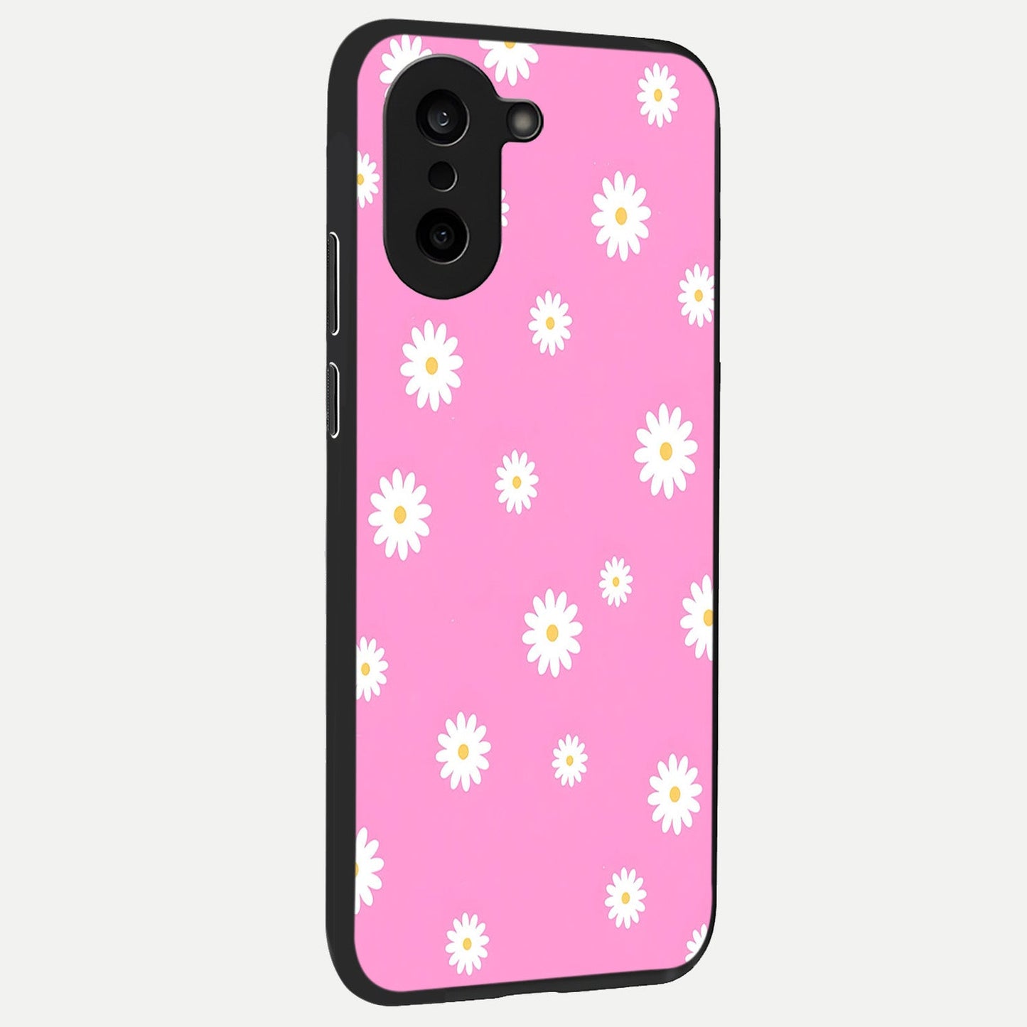  Bubblegum Daisy Pop back cover For Oneplus Nord CE5 slim fit glass case with vibrant aesthetic design