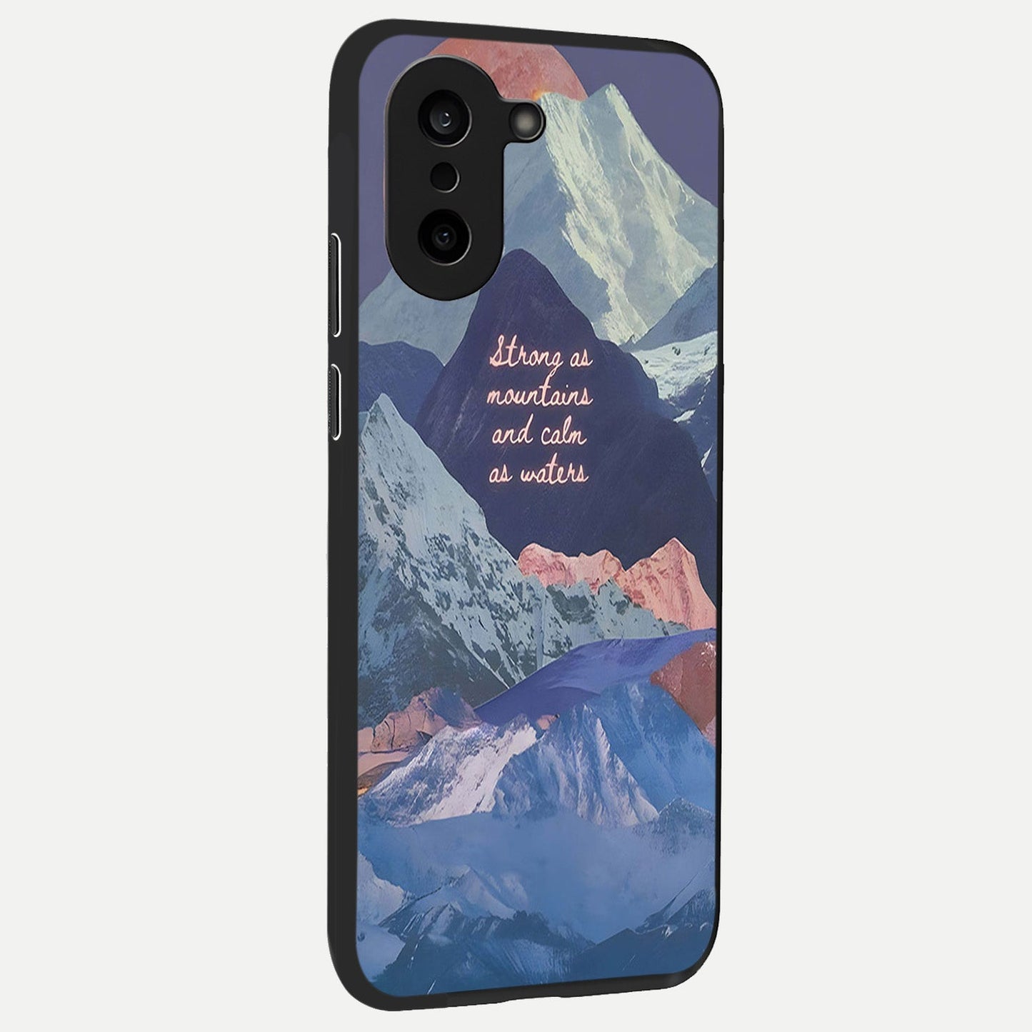  Celestial Mountain Calm back cover For Oneplus Nord CE5 slim fit glass case with vibrant aesthetic design