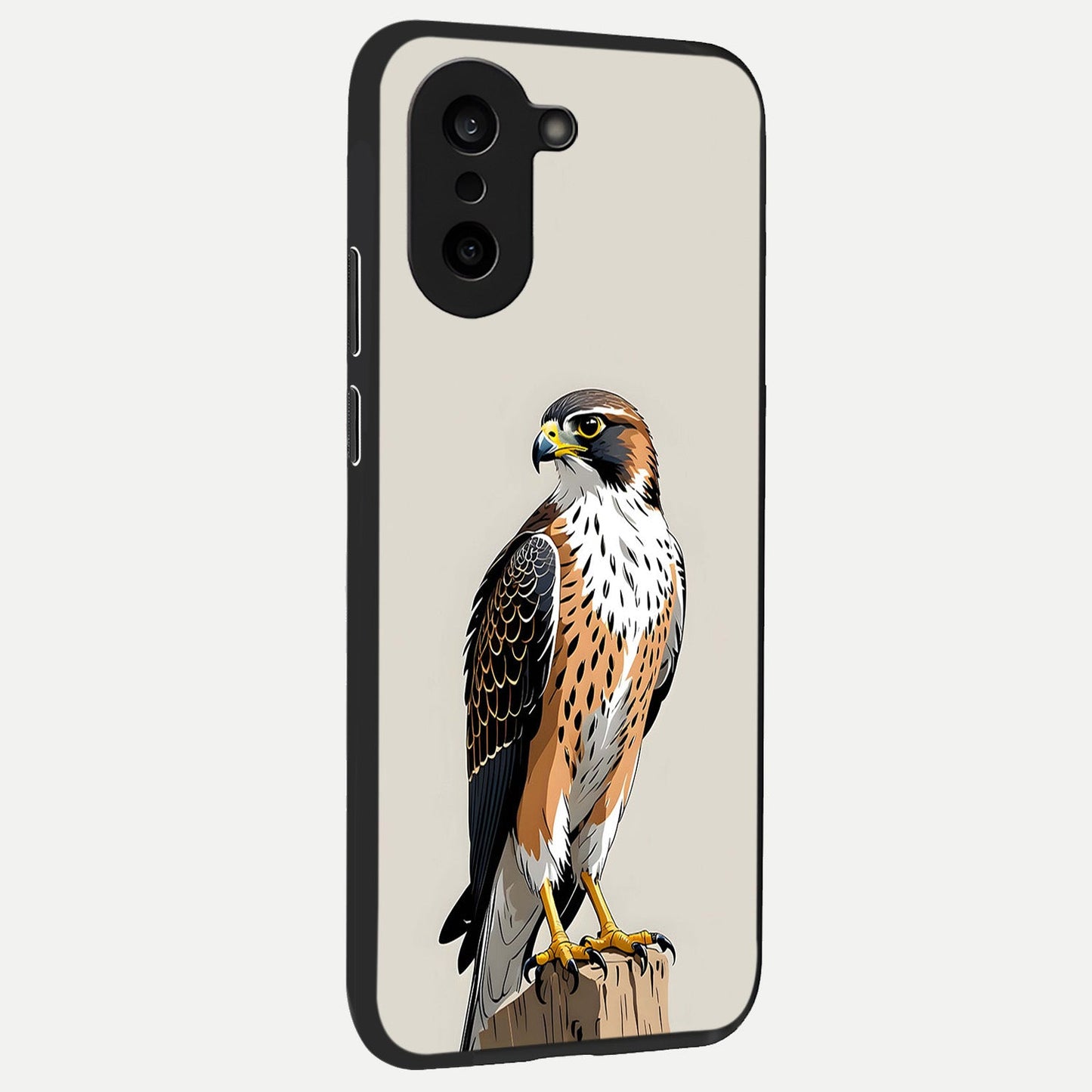  Clever Eagle back cover For Oneplus Nord CE5 slim fit glass case with vibrant aesthetic design