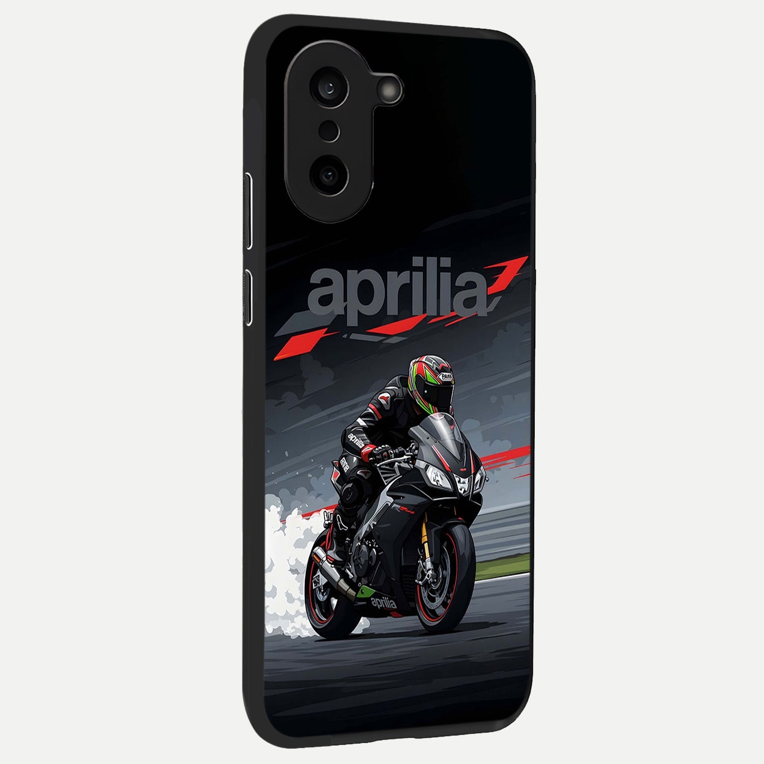  Dark Aprilla back cover For Oneplus Nord CE5 slim fit glass case with vibrant aesthetic design