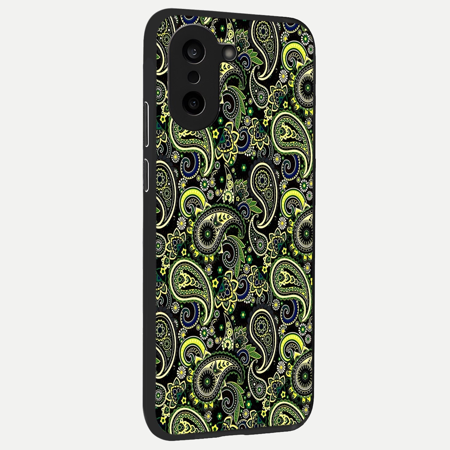  Green Lemon back cover For Oneplus Nord CE5 slim fit glass case with vibrant aesthetic design