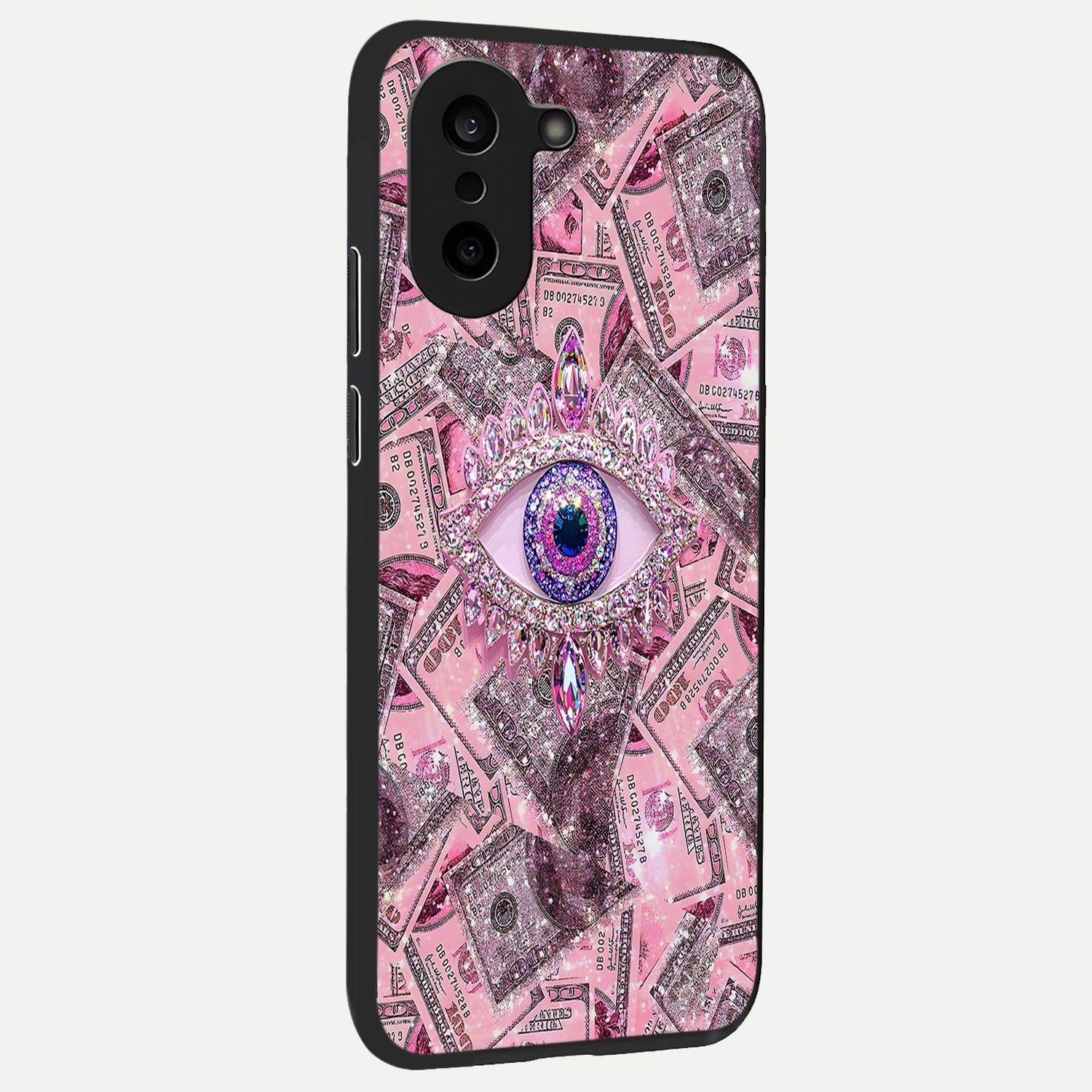  Money Eye Luxe back cover For Oneplus Nord CE5 slim fit glass case with vibrant aesthetic design