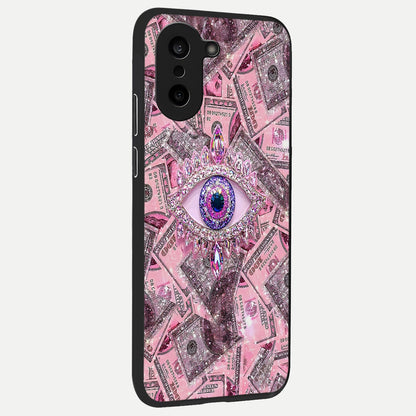  Money Eye Luxe back cover For Oneplus Nord CE5 slim fit glass case with vibrant aesthetic design