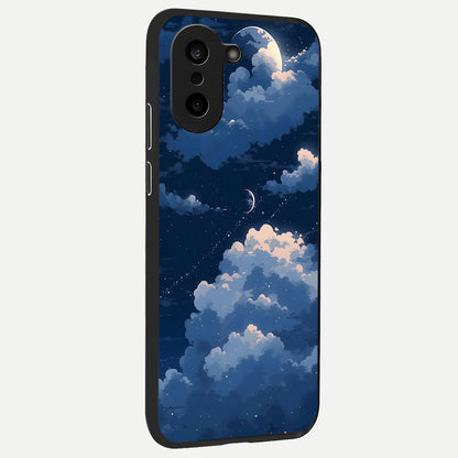  Moon Dream Haze back cover For Oneplus Nord CE5 slim fit glass case with vibrant aesthetic design