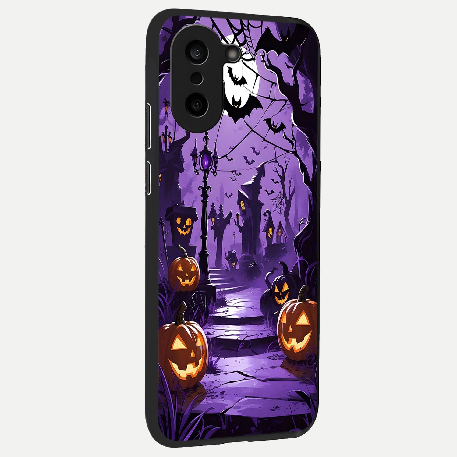  Pumpkin Patch Halloween back cover For Oneplus Nord CE5 slim fit glass case with vibrant aesthetic design