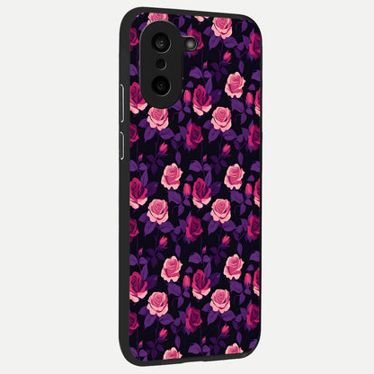  Rose Garden Twilight back cover For Oneplus Nord CE5 slim fit glass case with vibrant aesthetic design
