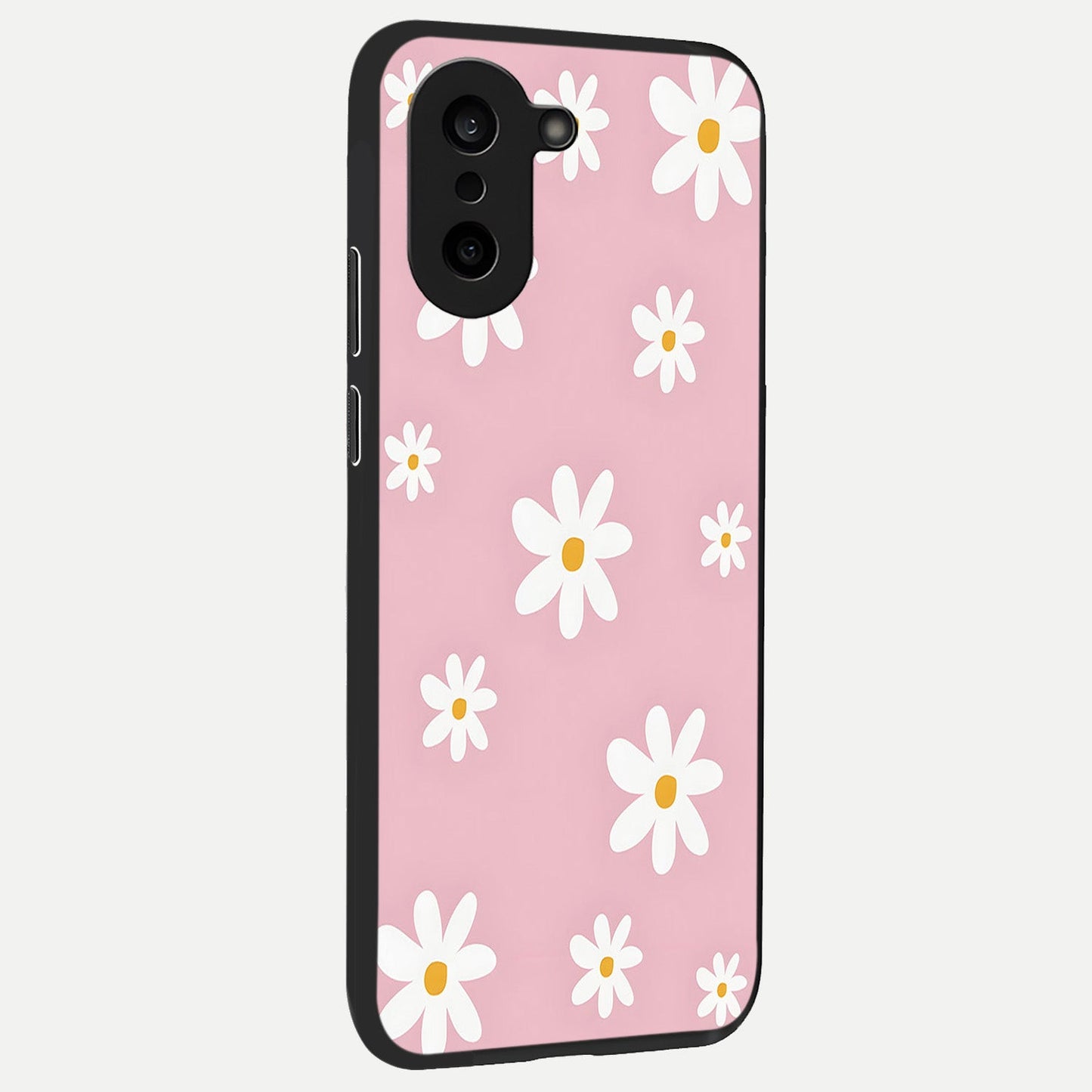  Soft Daisy Bliss back cover For Oneplus Nord CE5 slim fit glass case with vibrant aesthetic design