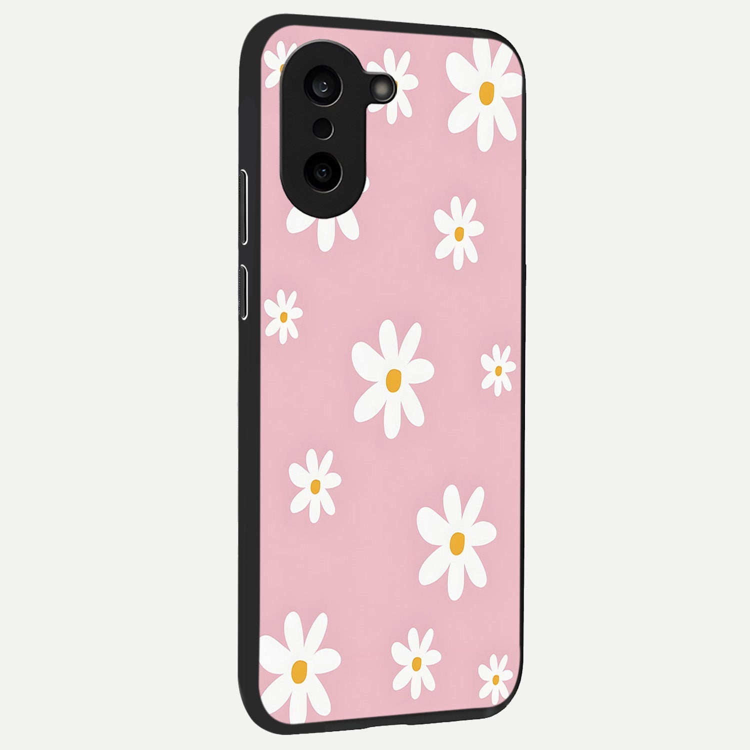  Soft Daisy Bliss back cover For Oneplus Nord CE5 slim fit glass case with vibrant aesthetic design