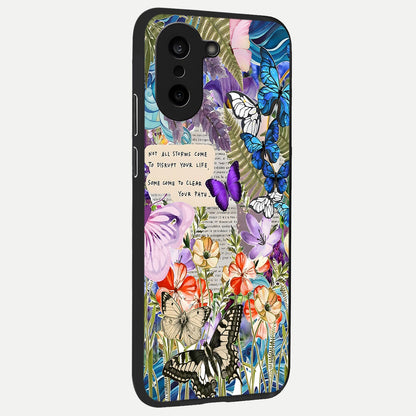  Storm Path Bloom back cover For Oneplus Nord CE5 slim fit glass case with vibrant aesthetic design