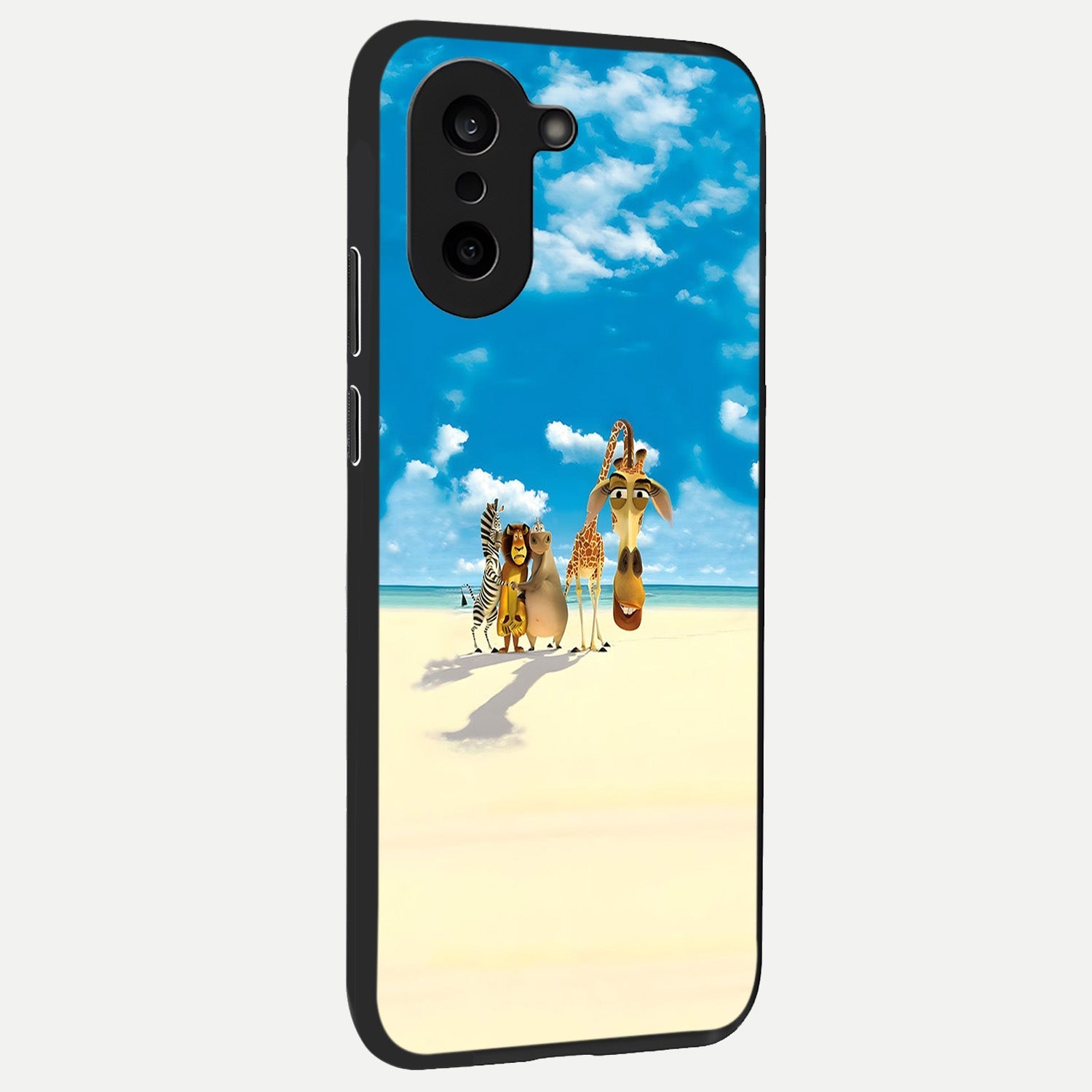 Tropical Fun Squad back cover For Oneplus Nord CE5 slim fit glass case with vibrant aesthetic design