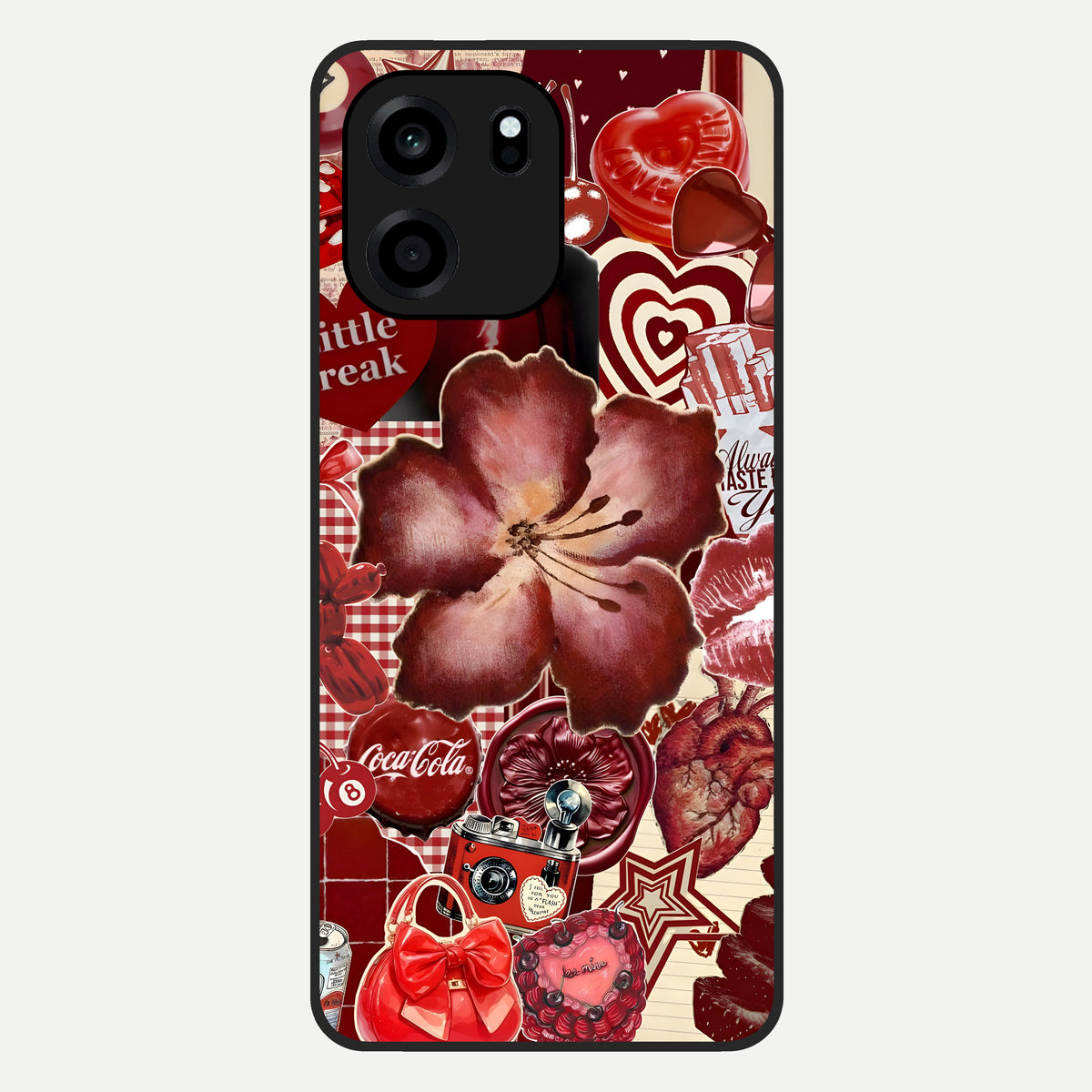  Aesthetic Little Freak Glass Case For OnePlus Nord CE 6 back cover – full design glossy printed glass finish