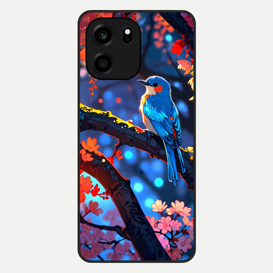  Blooming Water Drift Glass Case For OnePlus Nord CE 6 back cover – full design glossy printed glass finish