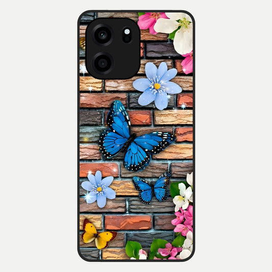  Brick Bloom Flight Glass Case For OnePlus Nord CE 6 back cover – full design glossy printed glass finish