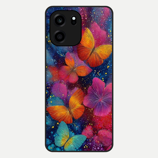  Butterfly Dream Mist Glass Case For OnePlus Nord CE 6 back cover – full design glossy printed glass finish