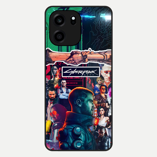  CYBERPUNK Legacy Glass Case For OnePlus Nord CE 6 back cover – full design glossy printed glass finish