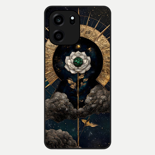  Celestial Lotus Morang Glass Case For OnePlus Nord CE 6 back cover – full design glossy printed glass finish