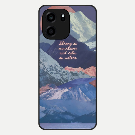  Celestial Mountain Calm Glass Case For OnePlus Nord CE 6 back cover – full design glossy printed glass finish
