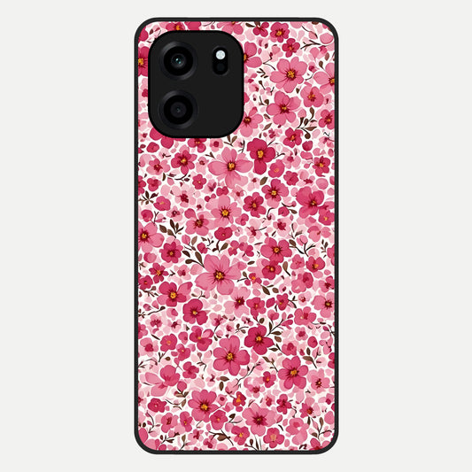  Cherry Blossom Charm Glass Case For OnePlus Nord CE 6 back cover – full design glossy printed glass finish