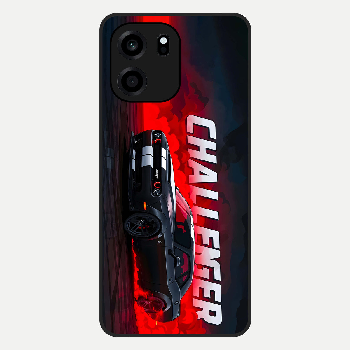  Crimson Challenger Fury Glass Case For OnePlus Nord CE 6 back cover – full design glossy printed glass finish