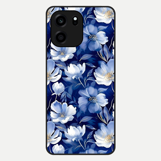  Cute Floral Patterns Glass Case For OnePlus Nord CE 6 back cover – full design glossy printed glass finish