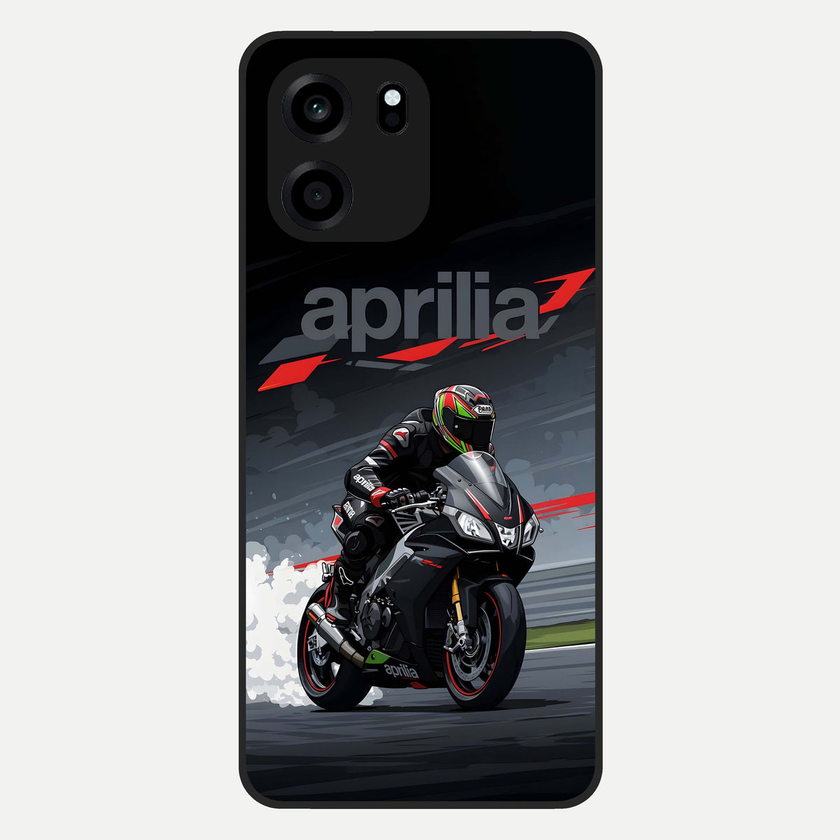  Dark Aprilla Glass Case For OnePlus Nord CE 6 back cover – full design glossy printed glass finish