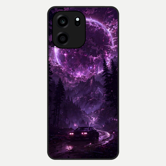  Eternal Cosmic Drive Glass Case For OnePlus Nord CE 6 back cover – full design glossy printed glass finish