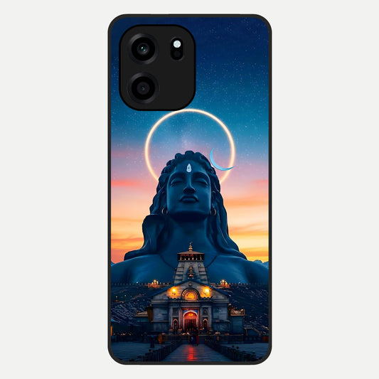  Eternal Shiva Aura Glass Case For OnePlus Nord CE 6 back cover – full design glossy printed glass finish