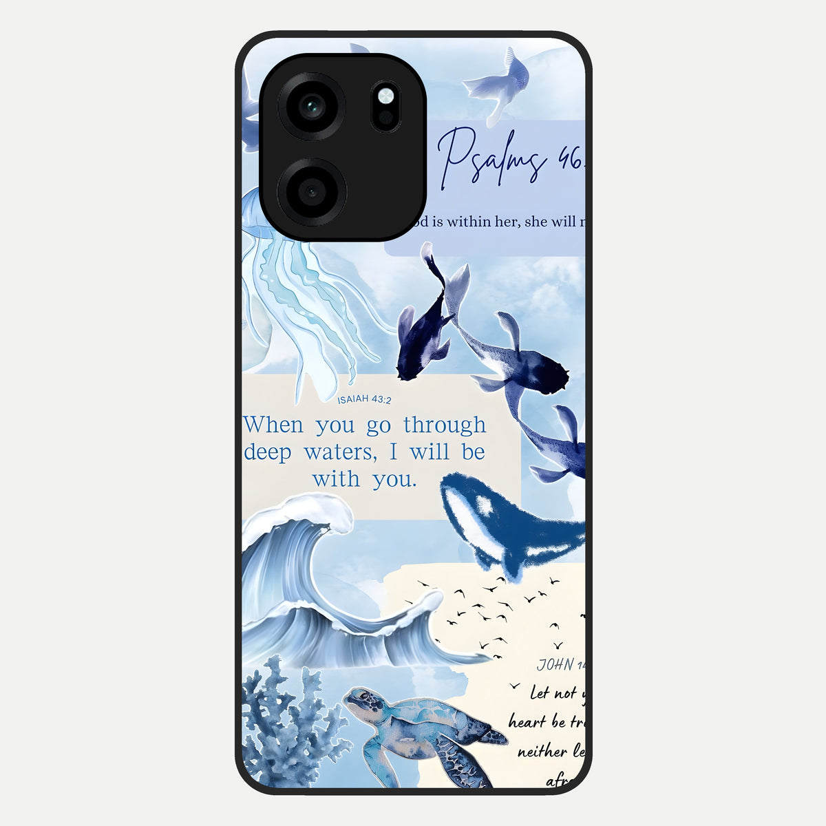  Faithful Ocean Promise Glass Case For OnePlus Nord CE 6 back cover – full design glossy printed glass finish