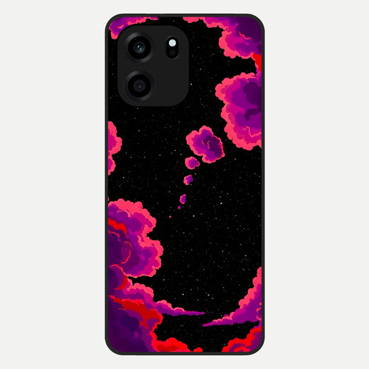  Galaxy Dream Frame Glass Case For OnePlus Nord CE 6 back cover – full design glossy printed glass finish