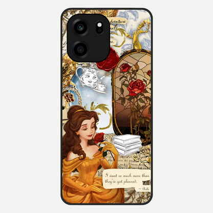  Golden Dream Belle Glass Case For OnePlus Nord CE 6 back cover – full design glossy printed glass finish