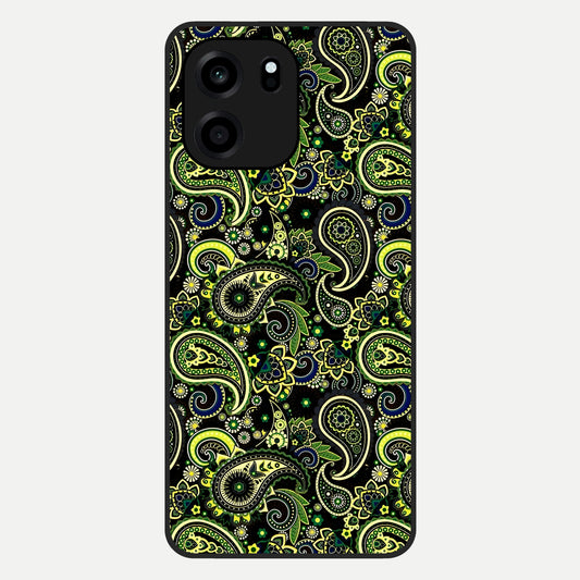  Green Lemon Glass Case For OnePlus Nord CE 6 back cover – full design glossy printed glass finish
