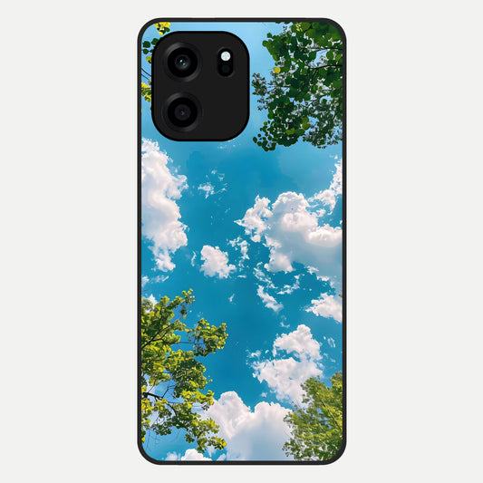  Green Moon Energy Glass Case For OnePlus Nord CE 6 back cover – full design glossy printed glass finish