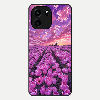  Lavender Dream Skies Glass Case For OnePlus Nord CE 6 back cover – full design glossy printed glass finish