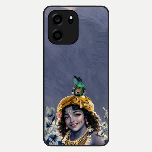  Lord Krishna Glass Case For OnePlus Nord CE 6 back cover – full design glossy printed glass finish