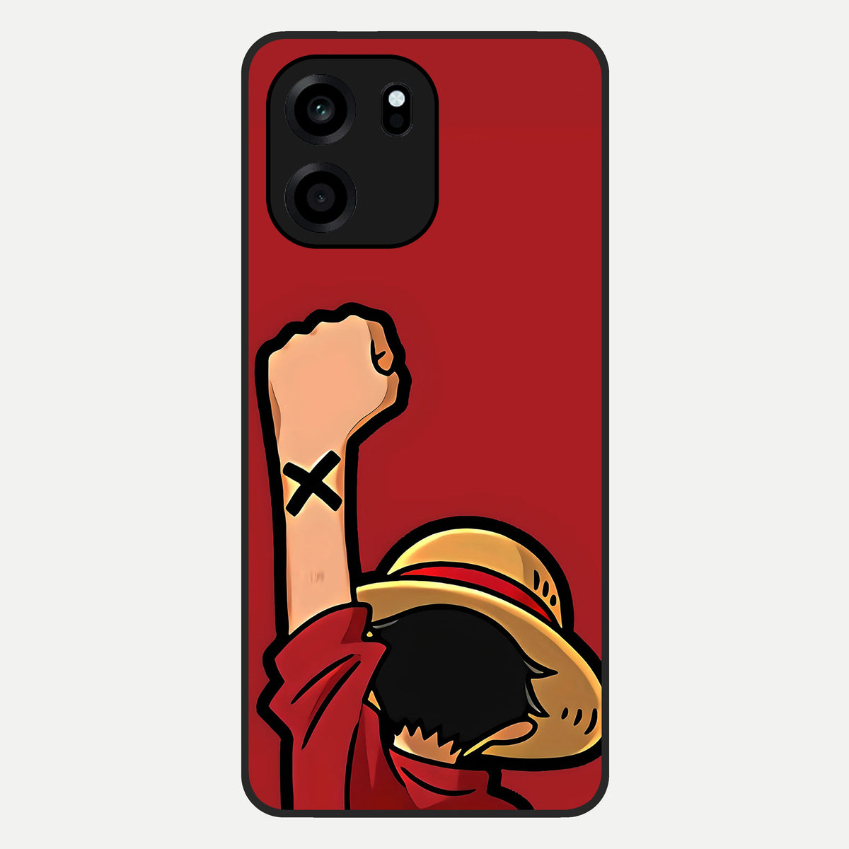  Luffy X Spirit Glass Case For OnePlus Nord CE 6 back cover – full design glossy printed glass finish