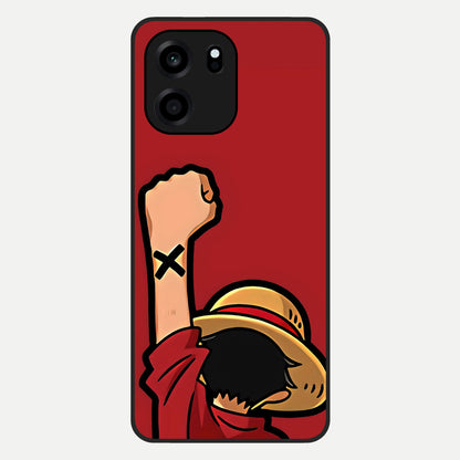  Luffy X Spirit Glass Case For OnePlus Nord CE 6 back cover – full design glossy printed glass finish