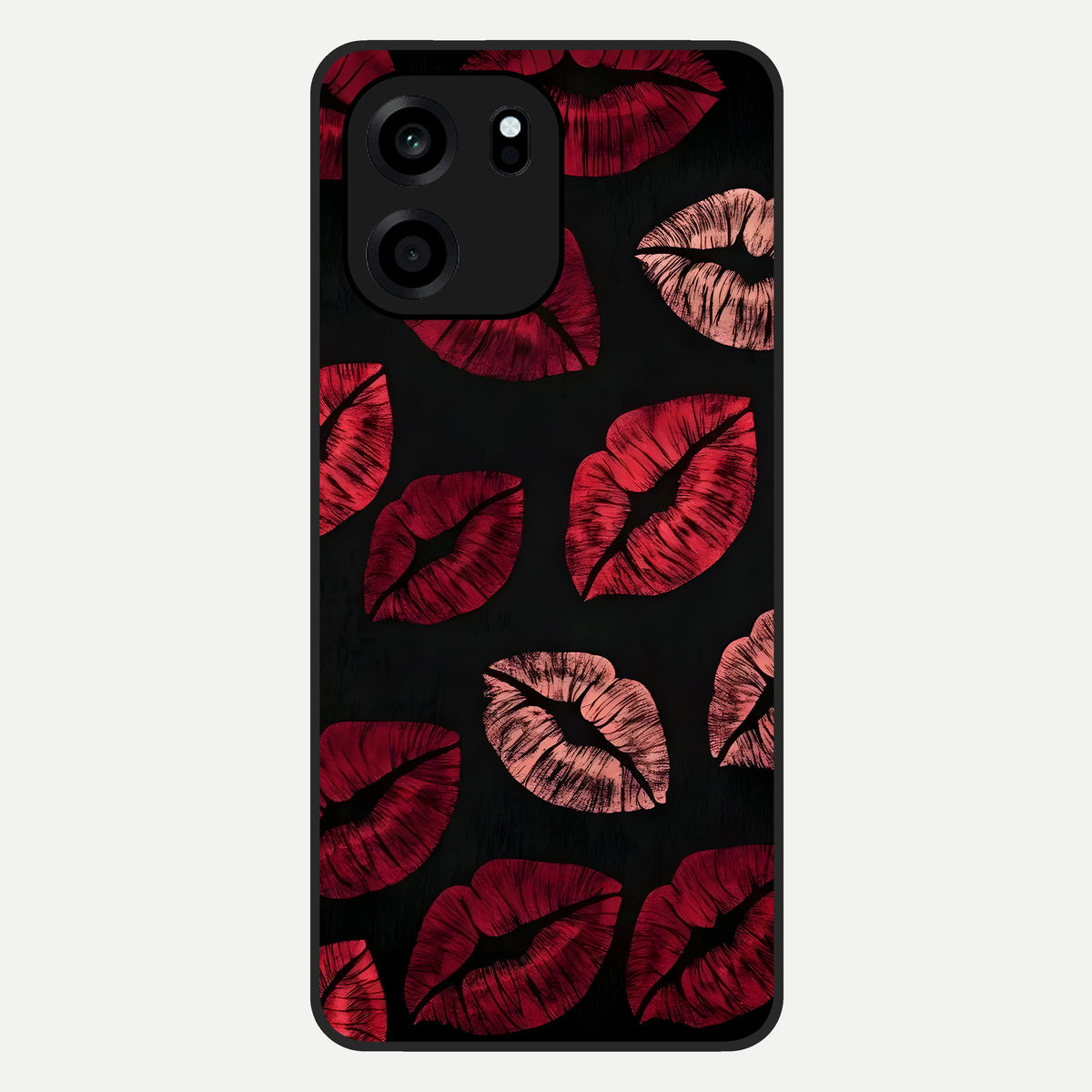  Midnight Kiss Love Glass Case For OnePlus Nord CE 6 back cover – full design glossy printed glass finish