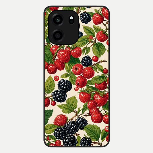  Mixed Berry Collage Glass Case For OnePlus Nord CE 6 back cover – full design glossy printed glass finish