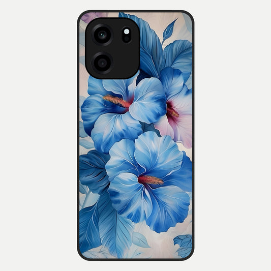  Ocean Hibiscus Grace Glass Case For OnePlus Nord CE 6 back cover – full design glossy printed glass finish