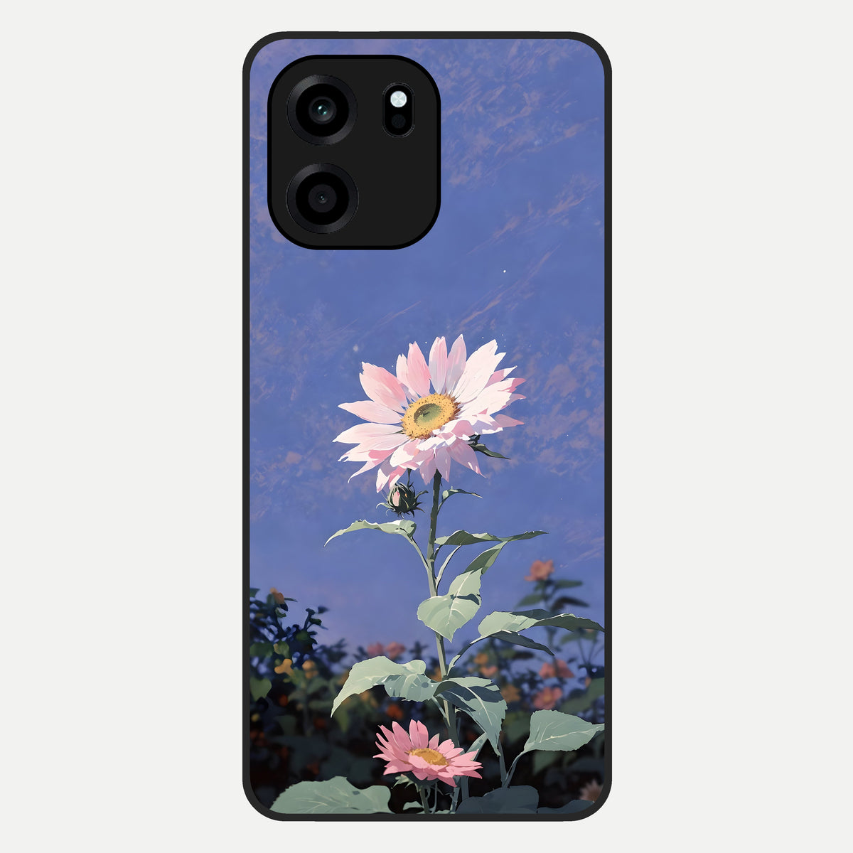  Pink Shells Outline Glass Case For OnePlus Nord CE 6 back cover – full design glossy printed glass finish