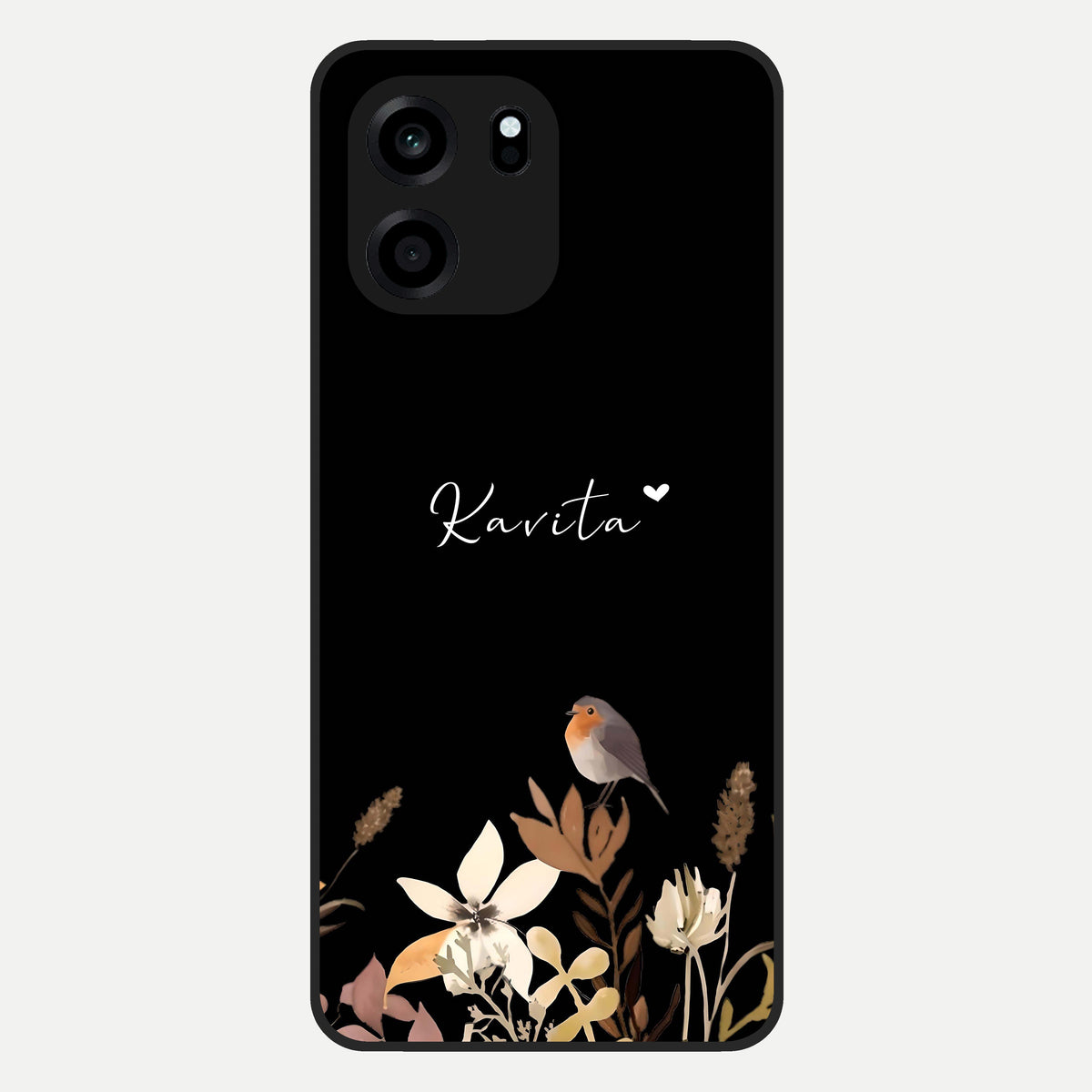  Quiet Garden Tune Custom Name Glass Case For OnePlus Nord CE 6 back cover – full design glossy printed glass finish