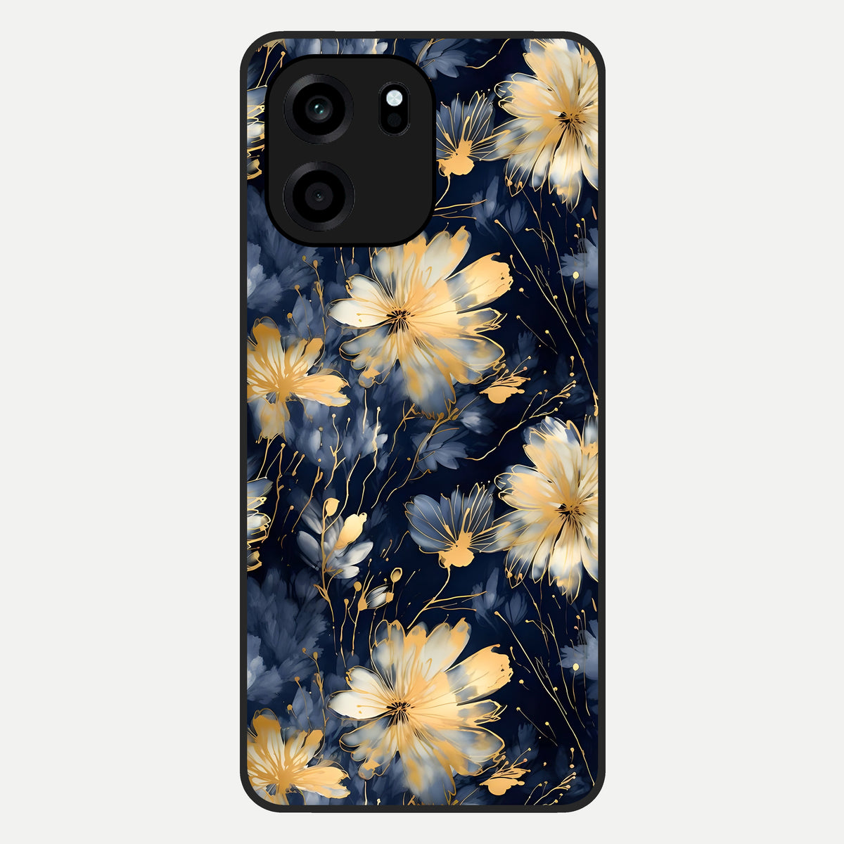  Royal Petal Dream Glass Case For OnePlus Nord CE 6 back cover – full design glossy printed glass finish