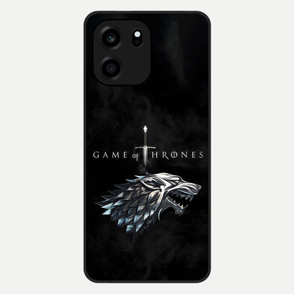  Throne Wolf Legacy Glass Case For OnePlus Nord CE 6 back cover – full design glossy printed glass finish