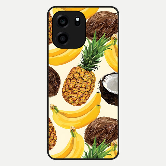  Tropical Fruit Mood Glass Case For OnePlus Nord CE 6 back cover – full design glossy printed glass finish
