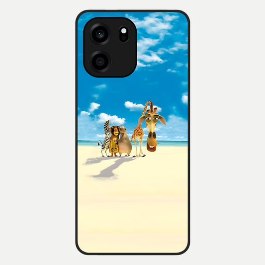  Tropical Fun Squad Glass Case For OnePlus Nord CE 6 back cover – full design glossy printed glass finish
