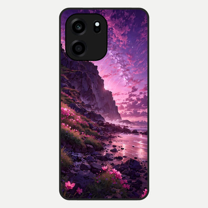  Twilight Blossom Coast Glass Case For OnePlus Nord CE 6 back cover – full design glossy printed glass finish