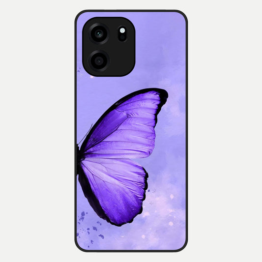  Violet Dream Wing Glass Case For OnePlus Nord CE 6 back cover – full design glossy printed glass finish