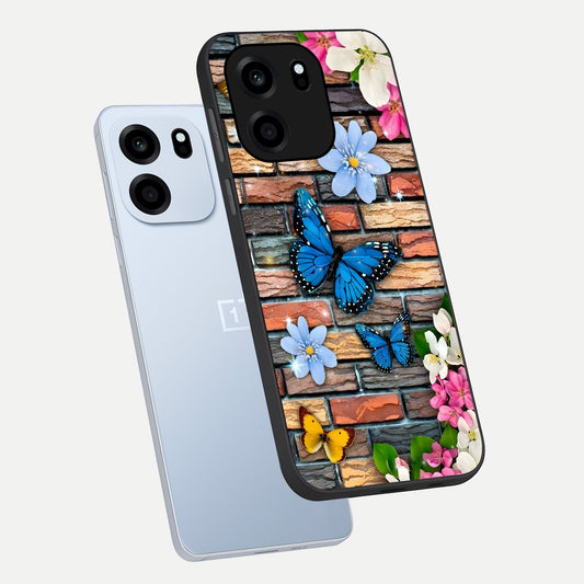  Brick Bloom Flight phone case For OnePlus Nord CE 6 showing premium glass back cover with detailed artwork