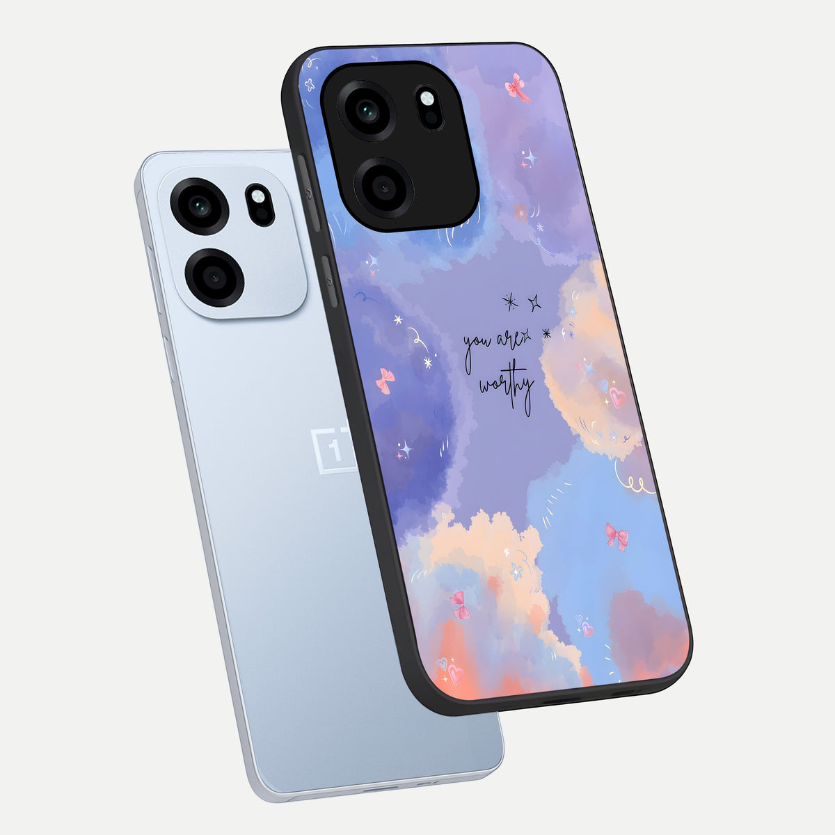  Celestial Cloud Magic phone case For OnePlus Nord CE 6 showing premium glass back cover with detailed artwork